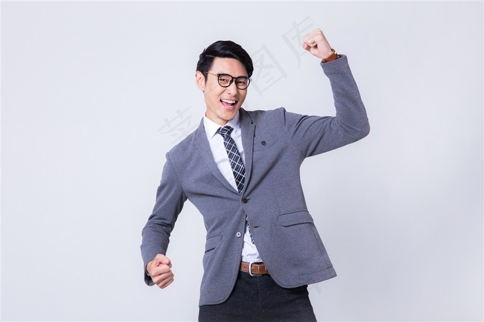 激励自己的商务男士