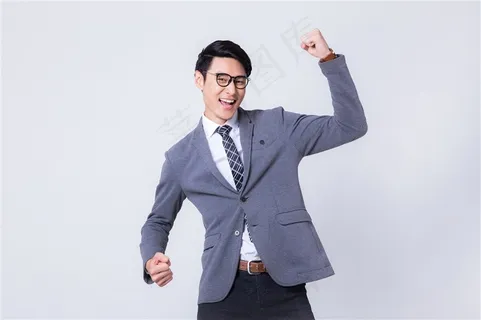 激励自己的商务男士 激励自己的商务男士