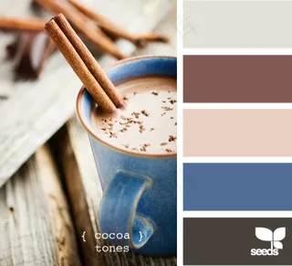 冬天系配色色卡色彩搭配