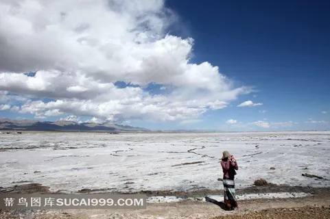 青海茶卡盐湖优美风景