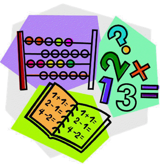 算盘数字数学卡通少儿兴趣班素材