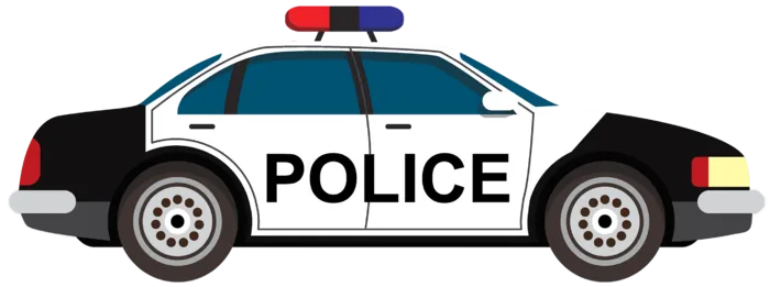 警察线条卡通