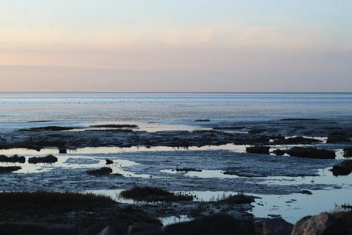 日落海滩大海海边