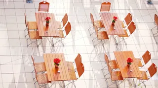 餐厅桌椅俯视图