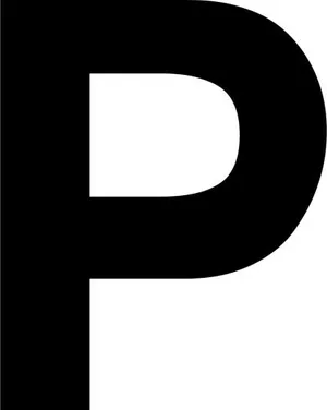 字母P PNG免抠