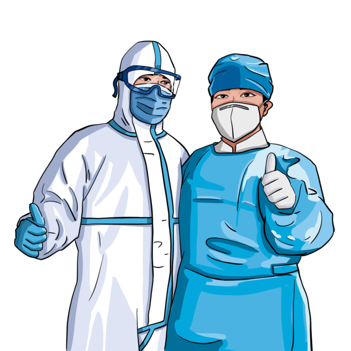 医护工作者抗击疫情