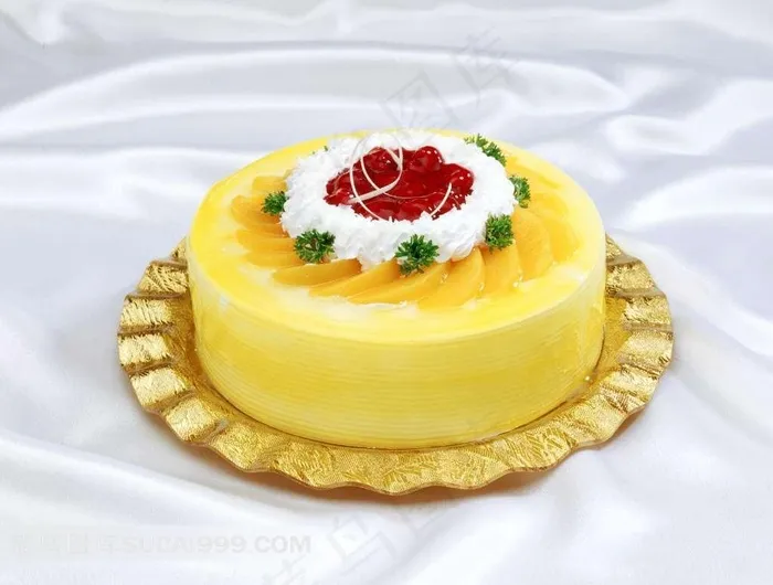 奶油芒果蛋糕