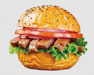 汉堡免扣素材