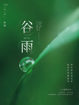 谷雨海报