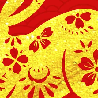 兔年金箔剪纸兔子窗花免扣PNG素材新年兔子兔年新年兔子