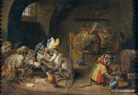 酿酒厂的大卫特尼耶-莫诺斯 酿酒厂的大卫特尼耶-莫诺斯