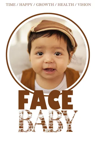 儿童潮童单片PSD模版120款