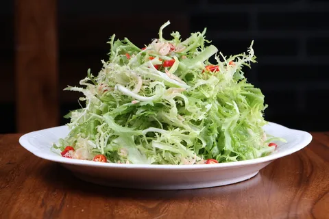 虾皮拌苦菊 虾皮拌苦菊