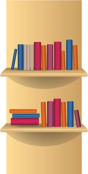 PNG书架书柜免抠