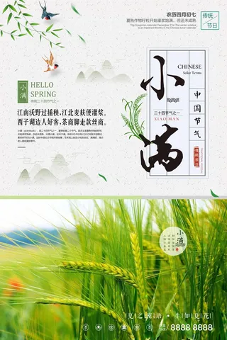 小满 小满活动宣传