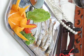 鱼露香烤多春鱼