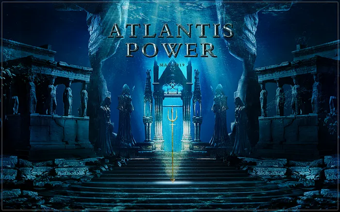 海皇三叉戟psd模版下载