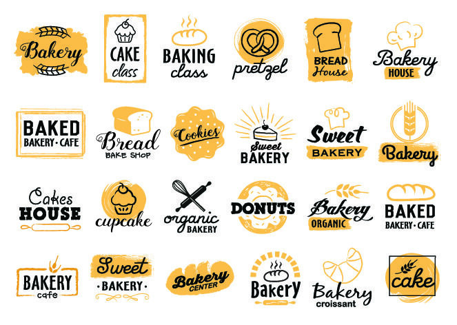 手绘Logo标志素材