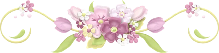 花束紫色线条画简笔谷雨