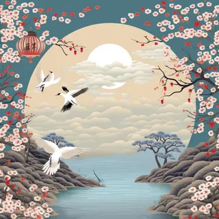 中国风海报背景