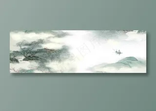 复古中国风古风国画背景素材