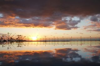 土耳其黄昏日落图片