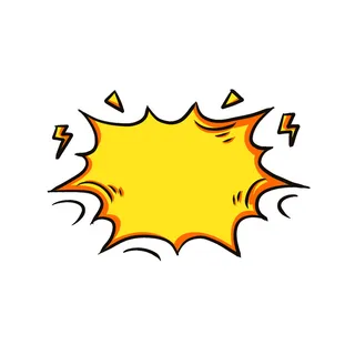 免扣多边形爆炸云爆炸框