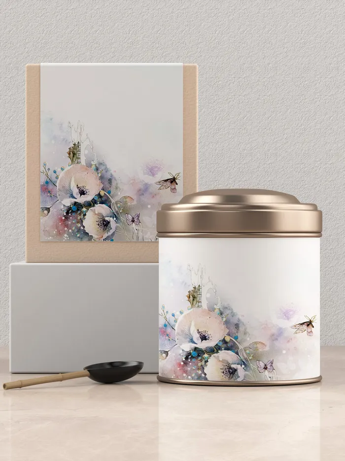 高端品牌茶叶包装盒纸袋智能贴图样机产品效果图展示PSD素材模板psd模版下载
