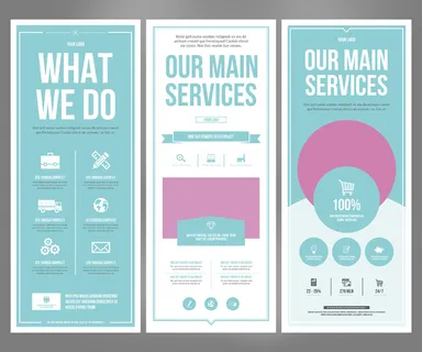 易拉宝设计模板PSD分层素材