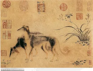 花鸟篇-两只狗