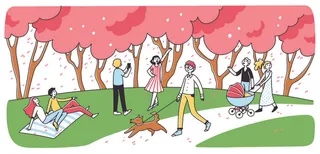 扁平化人物场景办公互联网等距ai矢量设计网页海报UI素材插画