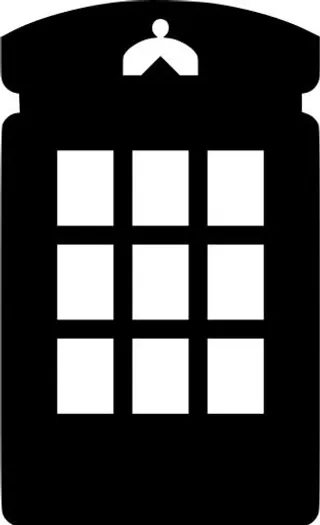 红色电话亭 PNG免抠