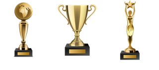 奖杯奖牌荣誉元素免抠