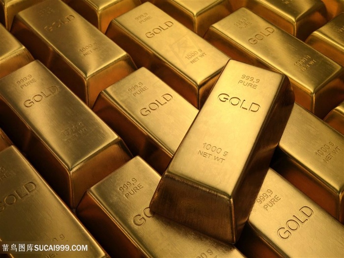 金色金砖财富高清图片黄金图片