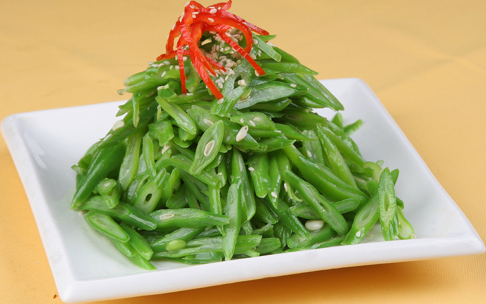 蒜泥豆角10元