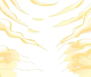 中国风国潮祥云插画手绘云彩图案海报云层装饰背景PSD设计素材