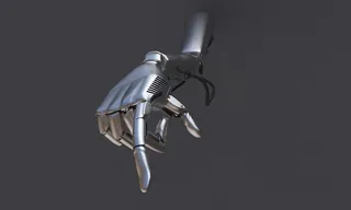 金属质感机器人手臂科技图片