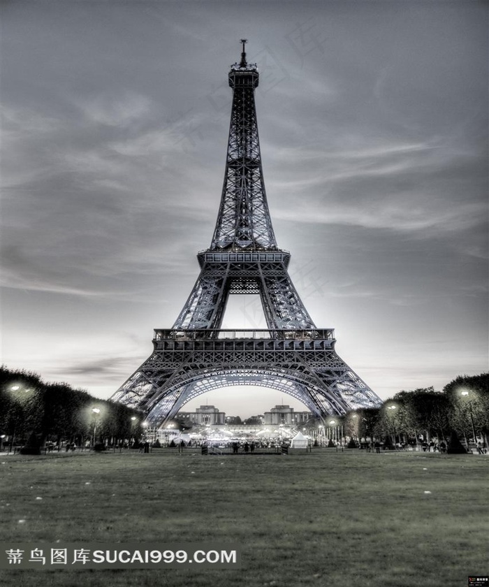 埃菲尔铁塔摄影背景图片