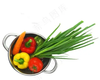 锅中的蔬菜图片