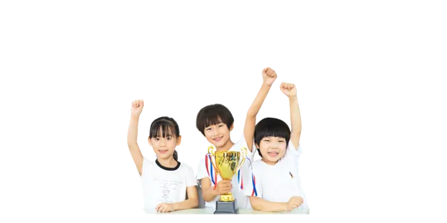 冠军，奖杯 第一 少儿 加油