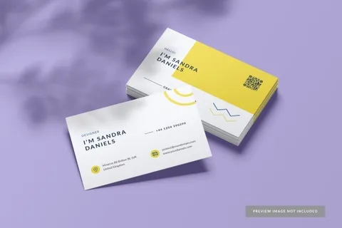 简约炫彩名片样机 简约炫彩名片样机