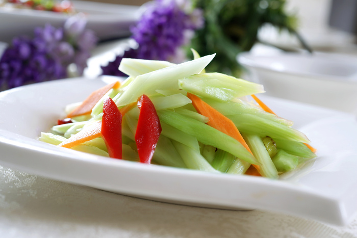 爽口西芹餐饮菜单高清图