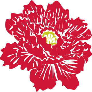 中国风牡丹花装饰