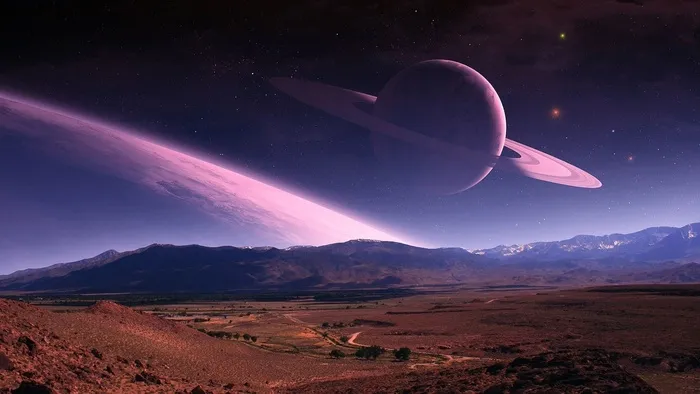 庄稼地里的星球 高清背景素材