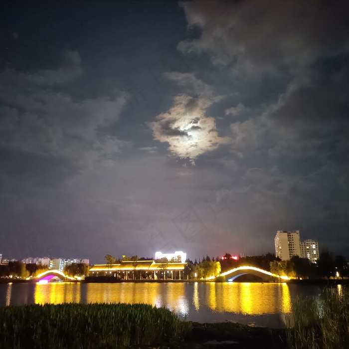 美丽的夜景