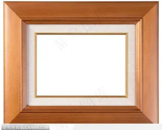 黄木金边相框