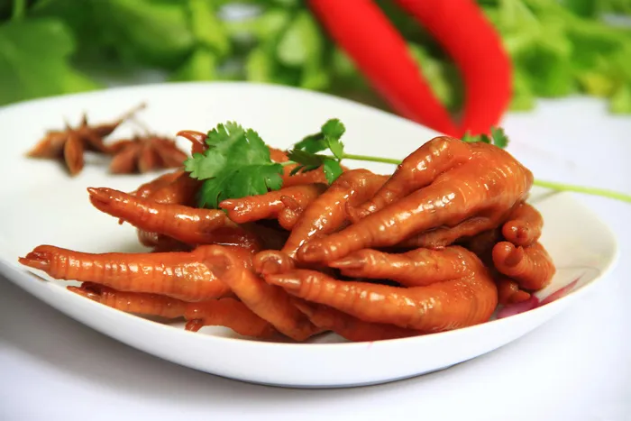 卤鸡爪高清图片素材