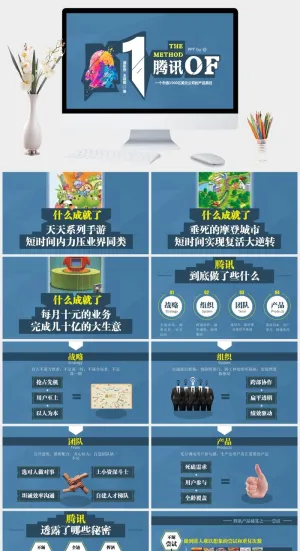《腾讯方法》读书笔记PPT预览图