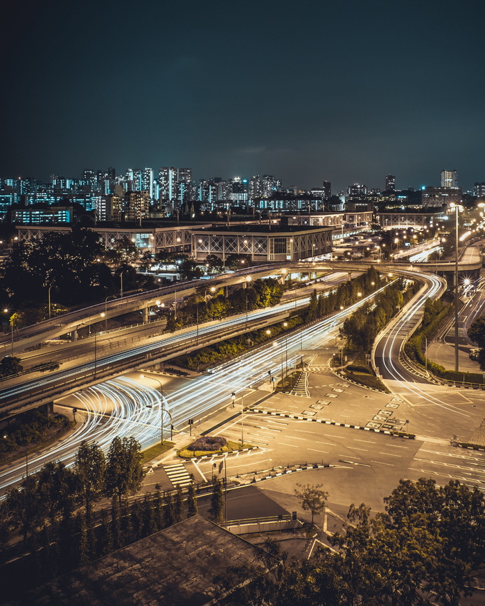 高清唯美城市夜景风景