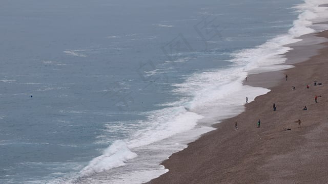 海岸, 海浪, 人们, 海滩, 假日, 旅行, 冲浪